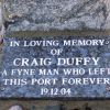 Craig Duffys Memorial cairn