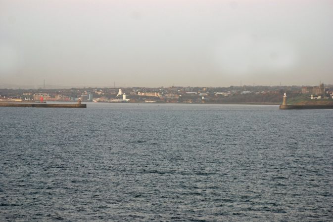 Entrance to the Port of Tyne
