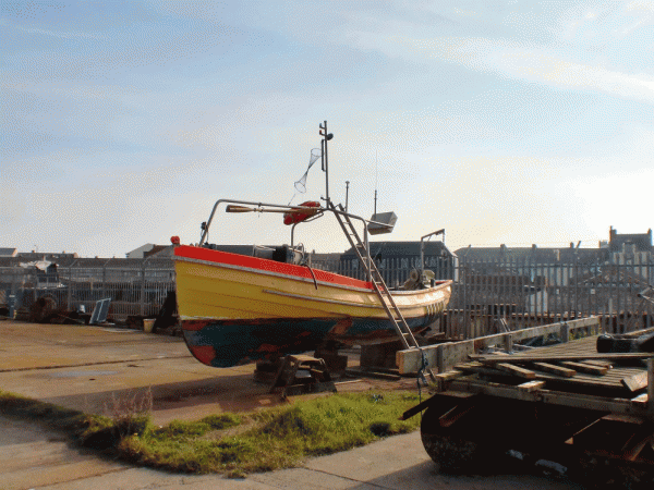 Unknown coble at Hartlepool