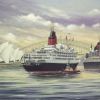 QE2 and Queen Mary 2 in Sydney