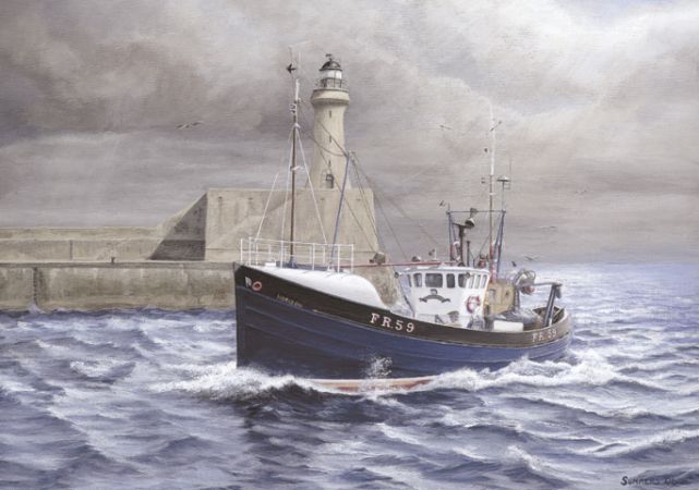 Painting of Fishing Vessel Horizon