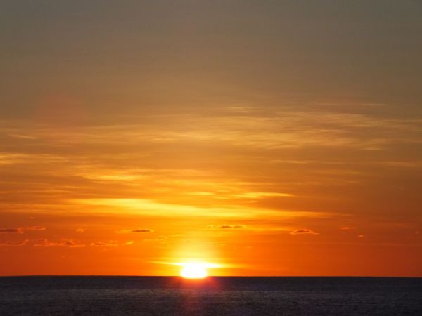 Sun Set Papua Bay