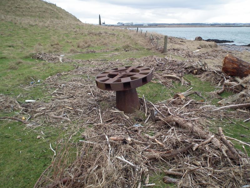 Capstan at entrance to Montrose Harbour